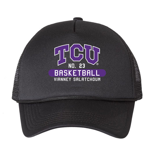 TCU - NCAA Men's Basketball : Vianney Salatchoum - Trucker Hat-0