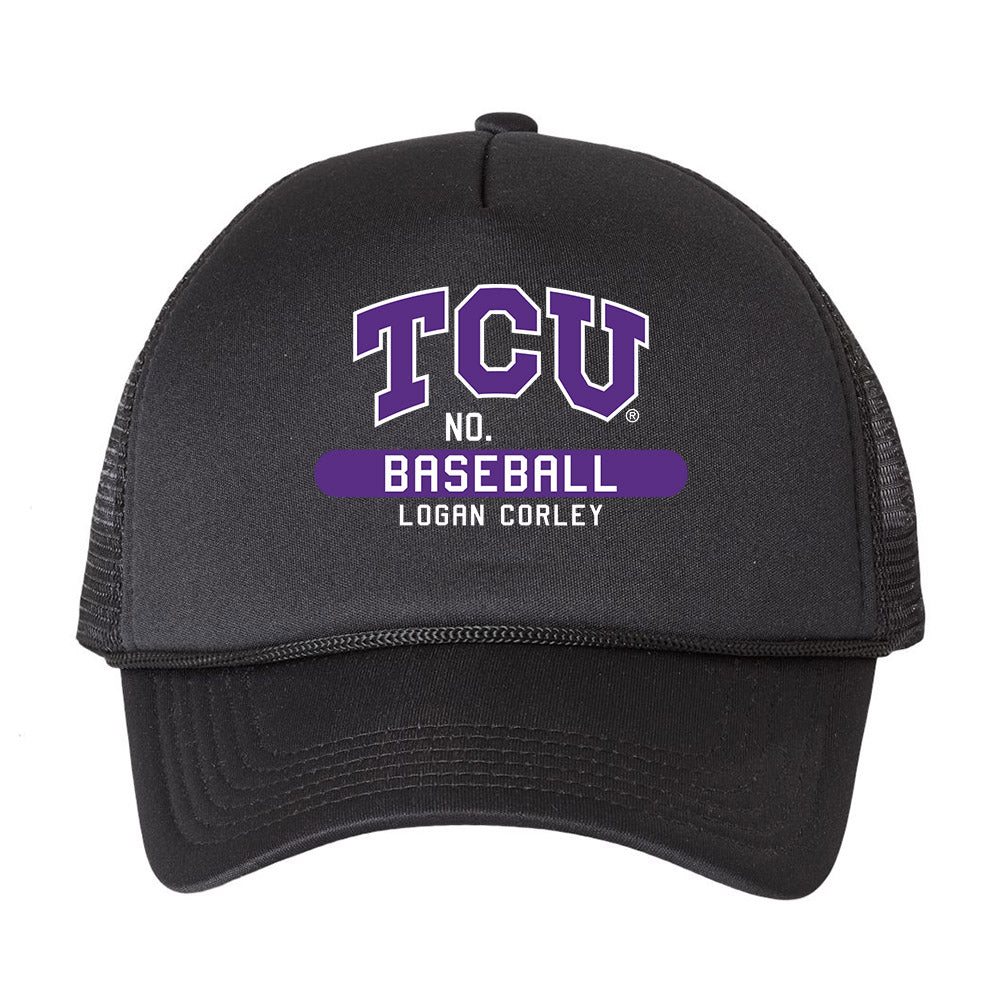 TCU - NCAA Baseball : Logan Corley - Trucker Hat-0