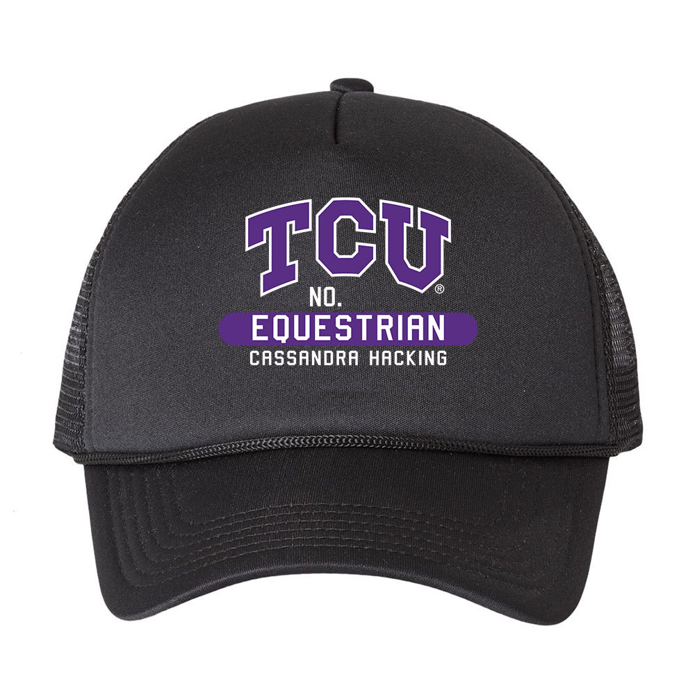 TCU - NCAA Equestrian : Cassandra Hacking - Trucker Hat-0