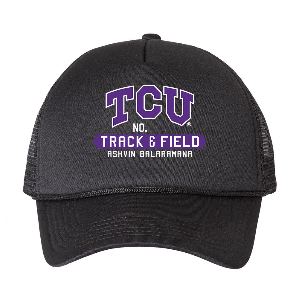 TCU - NCAA Men's Track & Field : Ashvin Balaramana - Trucker Hat-0