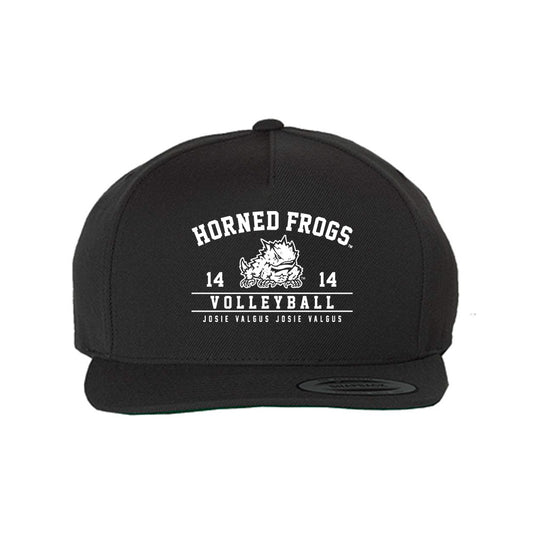 TCU - NCAA Women's Volleyball : Josie Valgus Josie Valgus - Snapback Hat-0