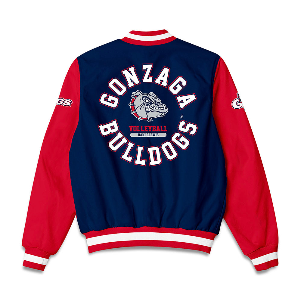 Gonzaga - NCAA Women's Volleyball : Dani Clewis - Bomber Jacket-1