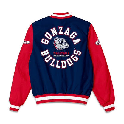 Gonzaga - NCAA Women's Volleyball : Aurie Duncan - Bomber Jacket-1
