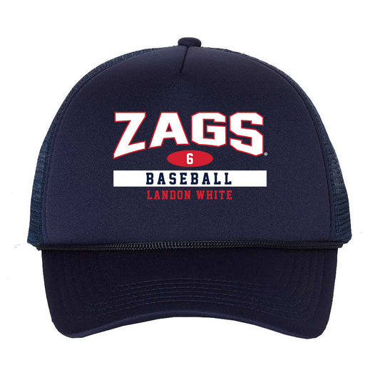 Gonzaga - NCAA Baseball : Landon White - Trucker Hat-0
