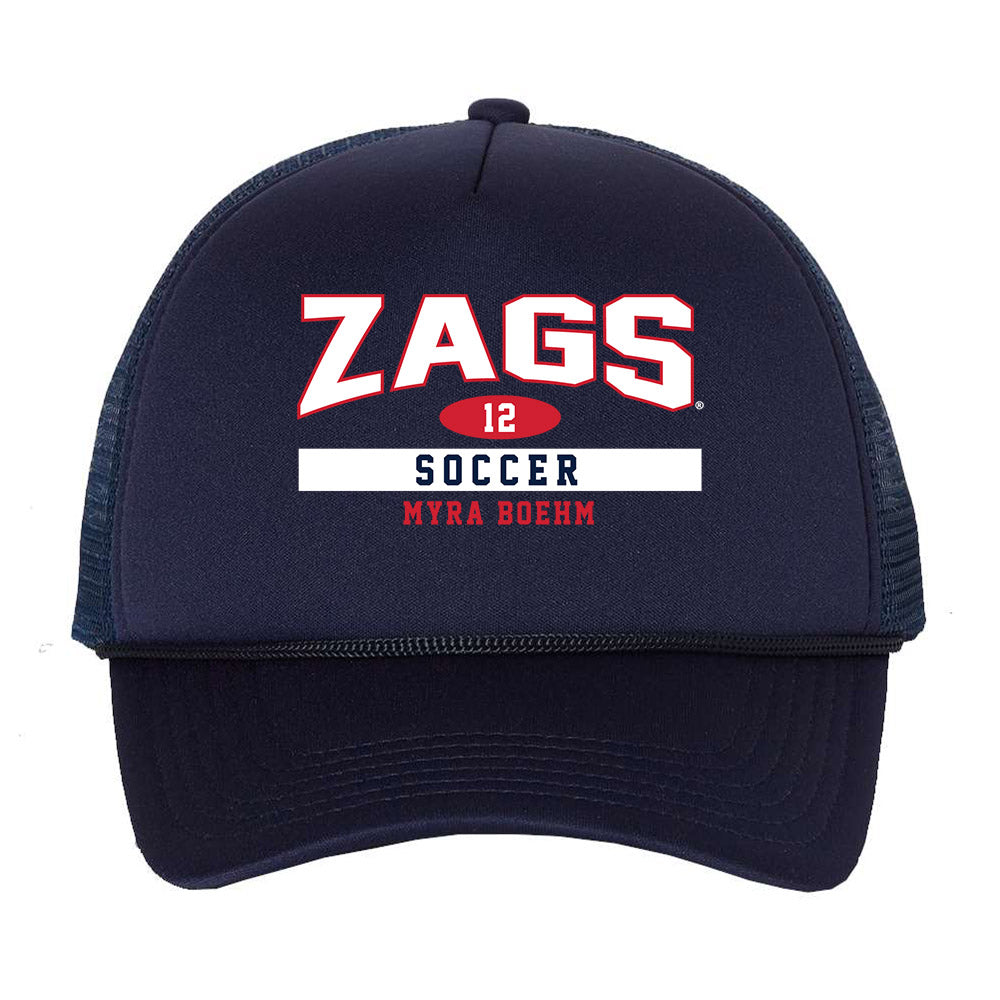 Gonzaga - NCAA Women's Soccer : Myra Boehm - Trucker Hat-0