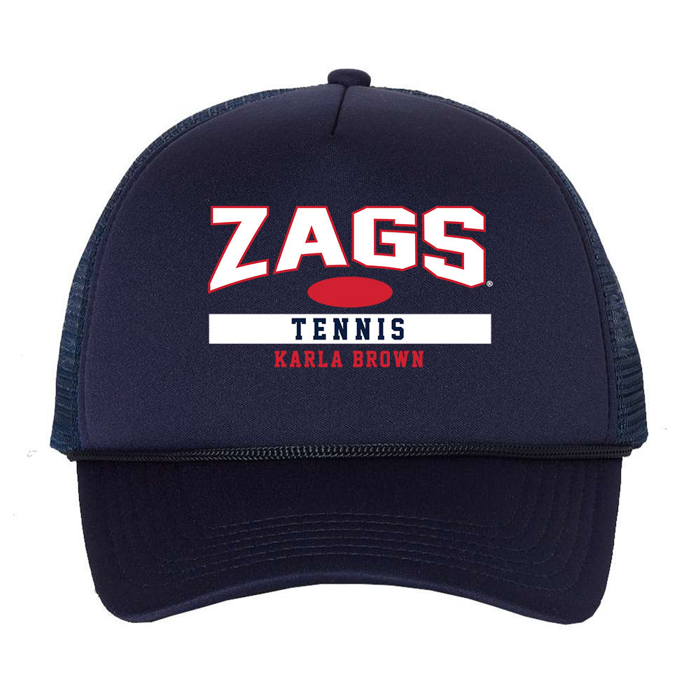 Gonzaga - NCAA Women's Tennis : Karla Brown - Trucker Hat-0
