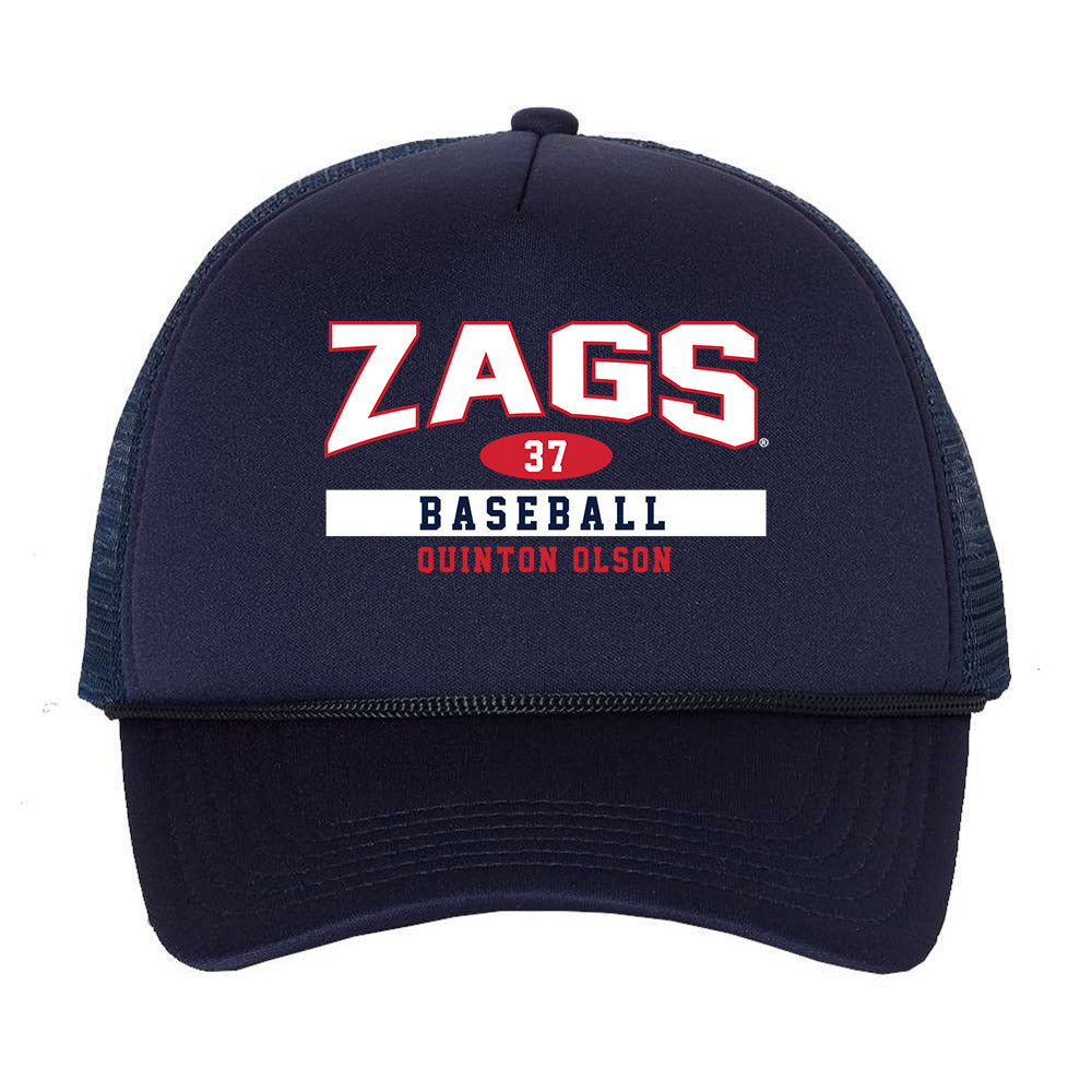 Gonzaga - NCAA Baseball : Quinton Olson - Trucker Hat-0