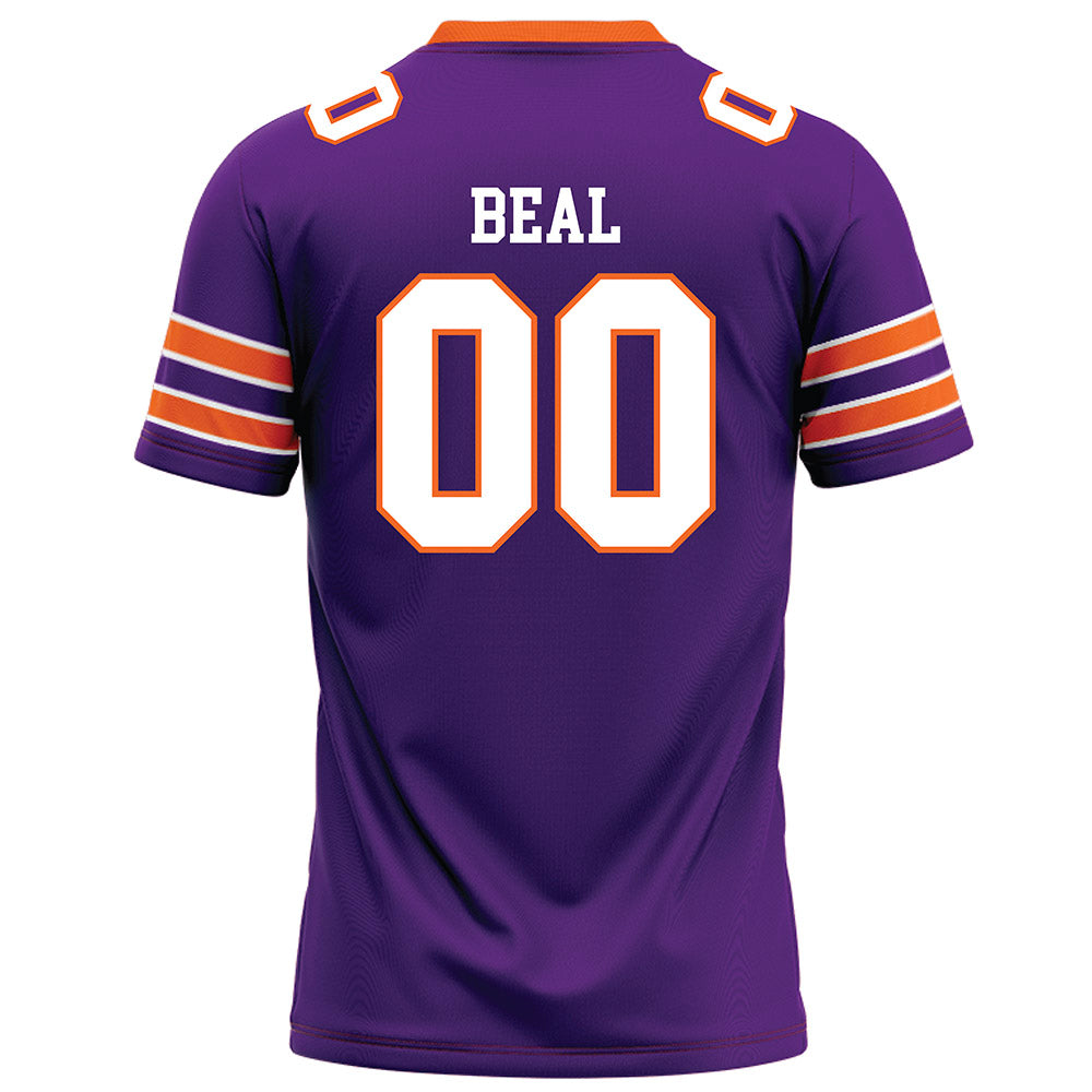 HWS - NCAA Football : Sam Beal - Purple Football Jersey-1