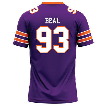 HWS - NCAA Football : Sam Beal - Purple Football Jersey-1