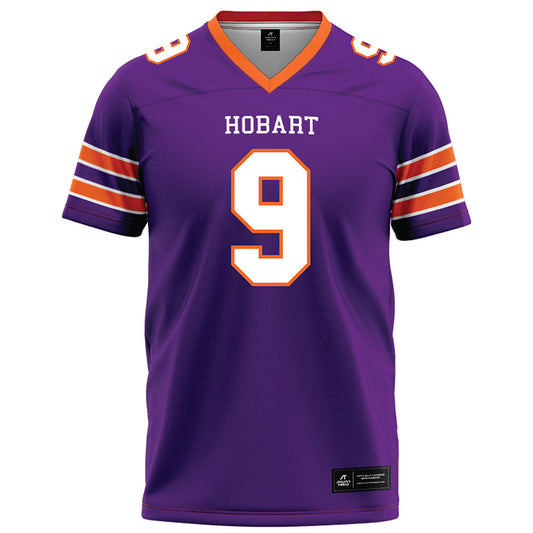 HWS - NCAA Football : Jackson Magley - Purple Football Jersey-0