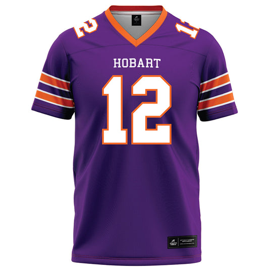 HWS - NCAA Football : Jackson Magley - Purple Football Jersey-0