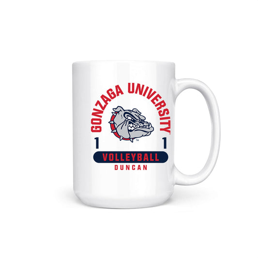 Gonzaga - NCAA Women's Volleyball : Aurie Duncan - Coffee Mug-0