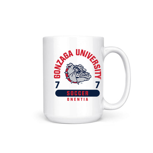 Gonzaga - NCAA Men's Soccer : Geremi Onentia - Coffee Mug-0