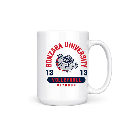 Gonzaga - NCAA Women's Volleyball : Mia Clyburn - Coffee Mug-0