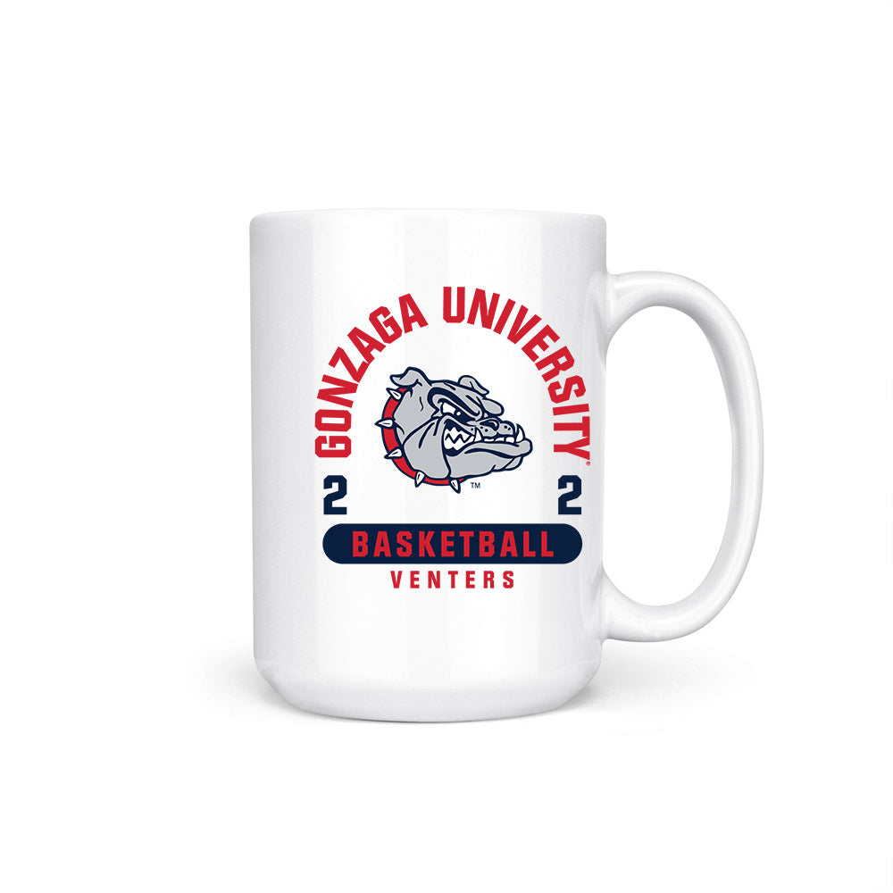 Gonzaga - NCAA Men's Basketball : Steele Venters - Coffee Mug-0