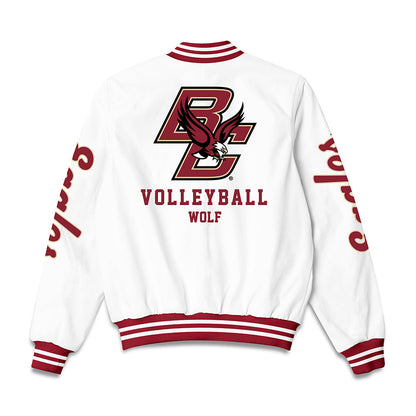 Boston College - NCAA Women's Volleyball : Milly Wolf - Bomber Jacket-1