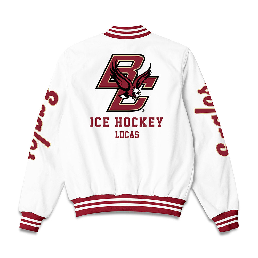 Boston College - NCAA Women's Ice Hockey : Jansen Lucas - Bomber Jacket-1