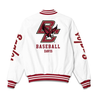 Boston College - NCAA Baseball : Champ Davis - Bomber Jacket-1