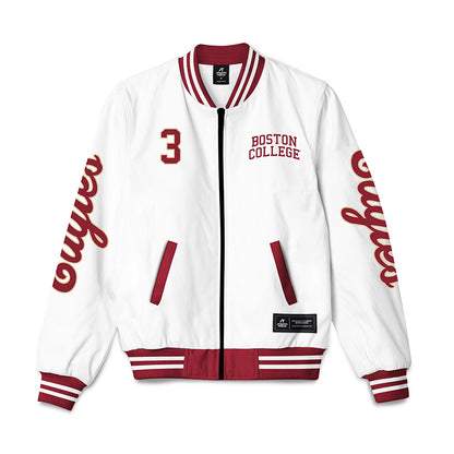 Boston College - NCAA Football : Max Tucker - Bomber Jacket-0