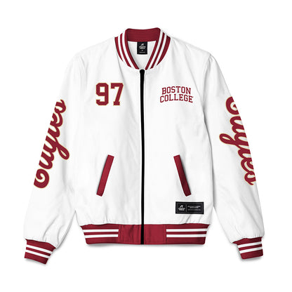 Boston College - NCAA Football : Chuck Nnaeto - Bomber Jacket-0