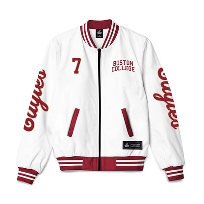 Boston College - NCAA Football : Jake Coniglio - Bomber Jacket-0