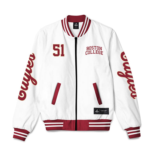 Boston College - NCAA Football : Steve Klein - Bomber Jacket-0
