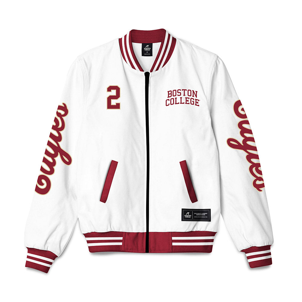 Boston College - NCAA Baseball : Ty Mainolfi - Bomber Jacket-0