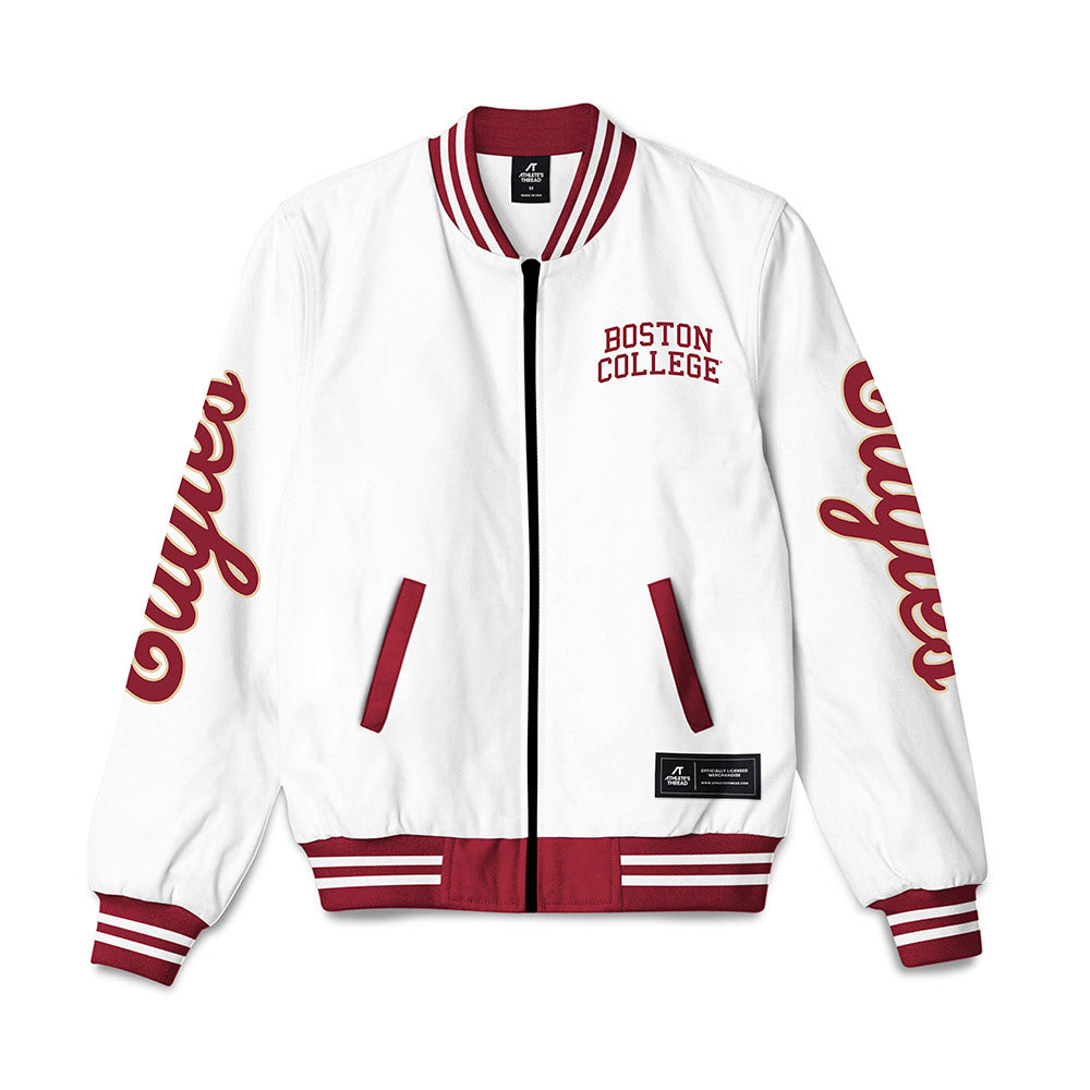 Boston College - NCAA Softball : Avery Peakes - Bomber Jacket-0