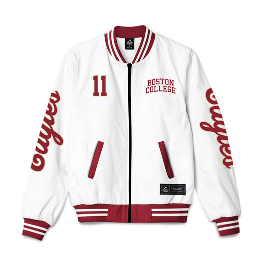 Boston College - NCAA Football : Landon Wright - Bomber Jacket-0
