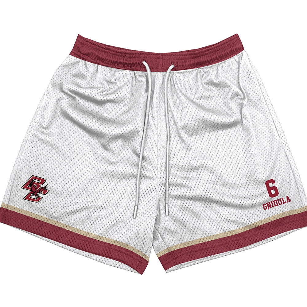 Boston College - NCAA Women's Soccer : Anie Gnidula - White Shorts-0