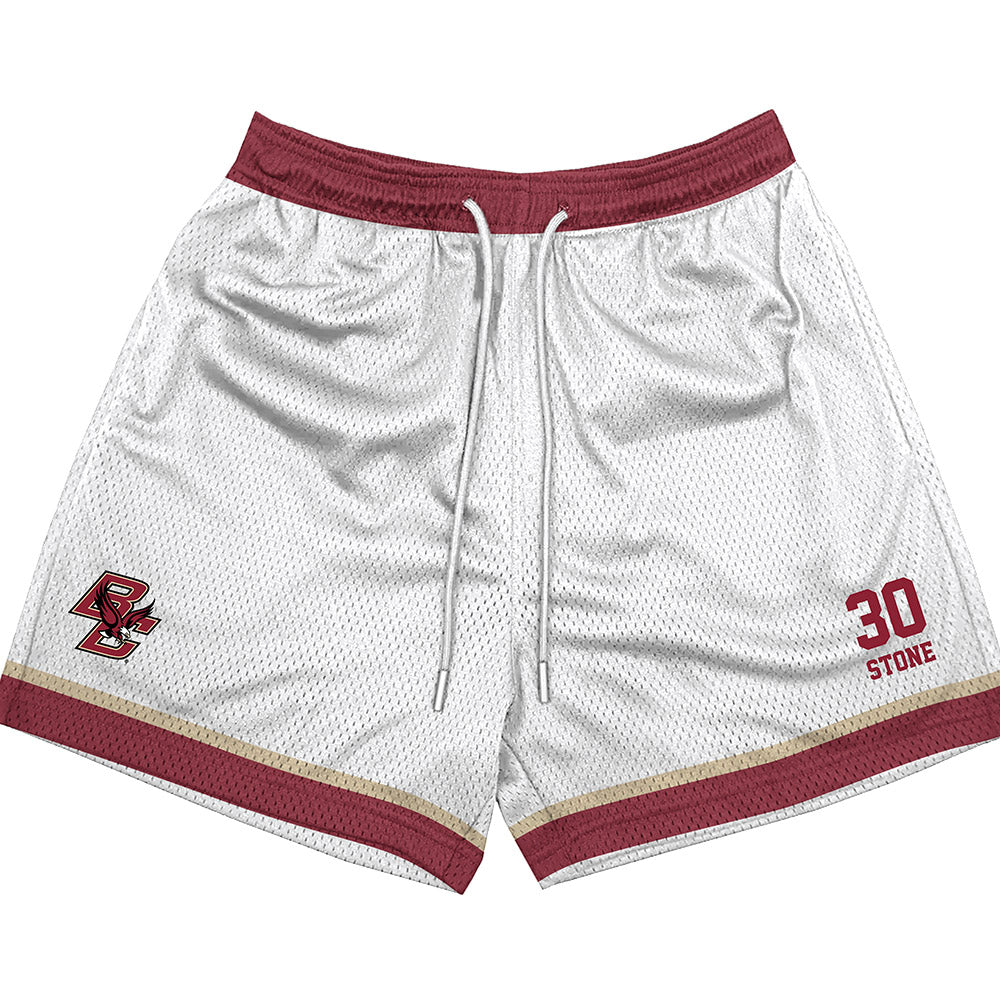 Boston College - NCAA Football : Sam Stone - White Shorts-0