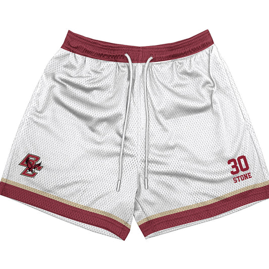 Boston College - NCAA Football : Sam Stone - White Shorts-0
