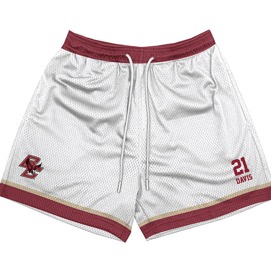 Boston College - NCAA Baseball : Champ Davis - White Shorts-0