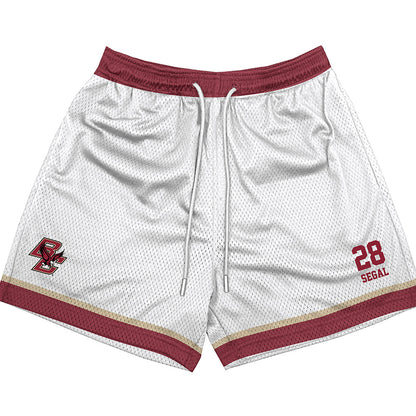 Boston College - NCAA Softball : Makenna Segal - White Shorts-0