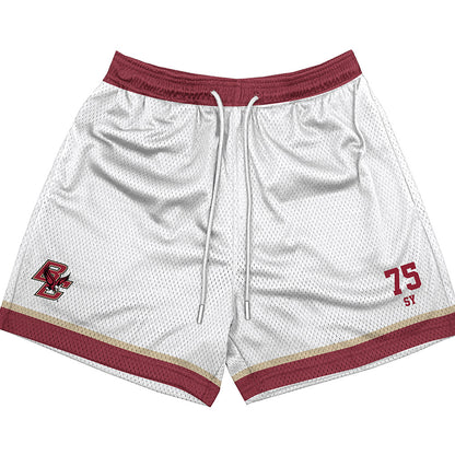 Boston College - NCAA Football : Pape Abdoulaye Sy - White Shorts-0