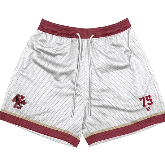 Boston College - NCAA Football : Pape Abdoulaye Sy - White Shorts-0