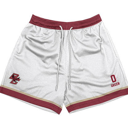 Boston College - NCAA Football : TJ Green - White Shorts-0
