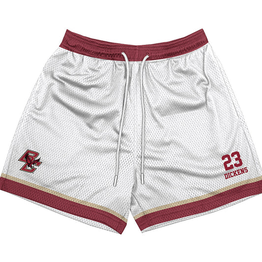 Boston College - NCAA Football : Evan Dickens - White Shorts-0