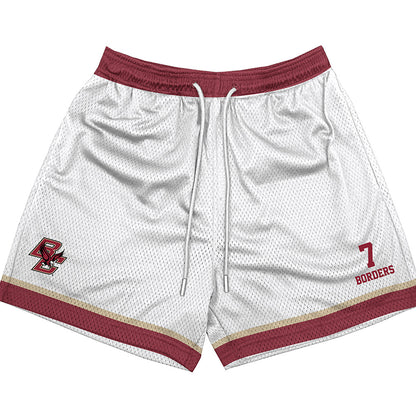 Boston College - NCAA Softball : Tavye Borders - White Shorts-0