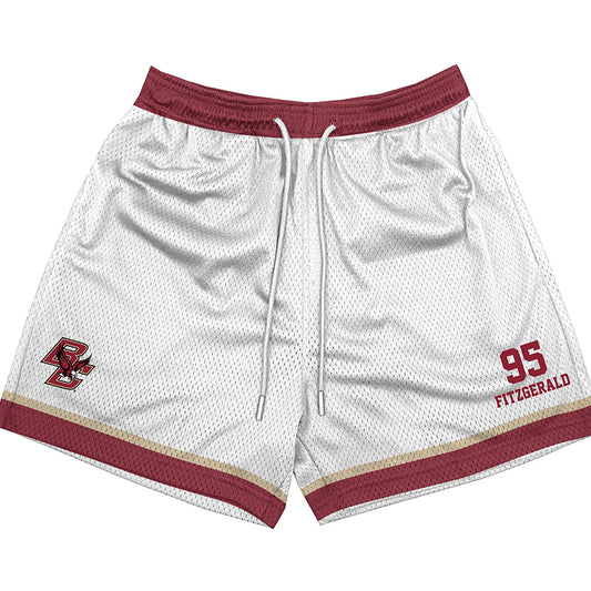 Boston College - NCAA Football : Mac Fitzgerald - White Shorts-0