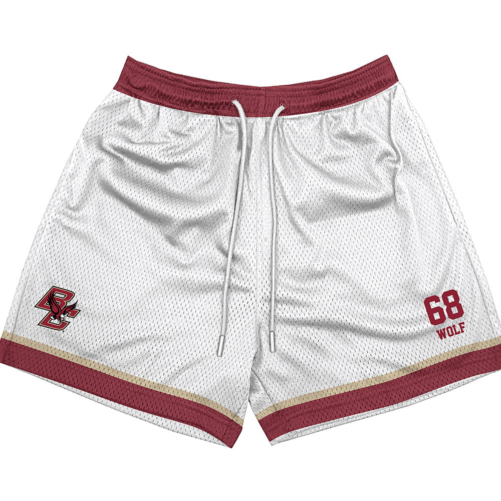 Boston College - NCAA Women's Volleyball : Milly Wolf - White Shorts-0