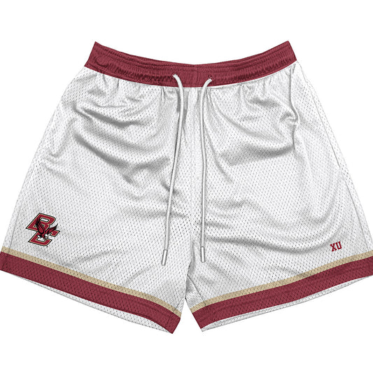 Boston College - NCAA Men's Golf : Brian Xu - White Shorts-0