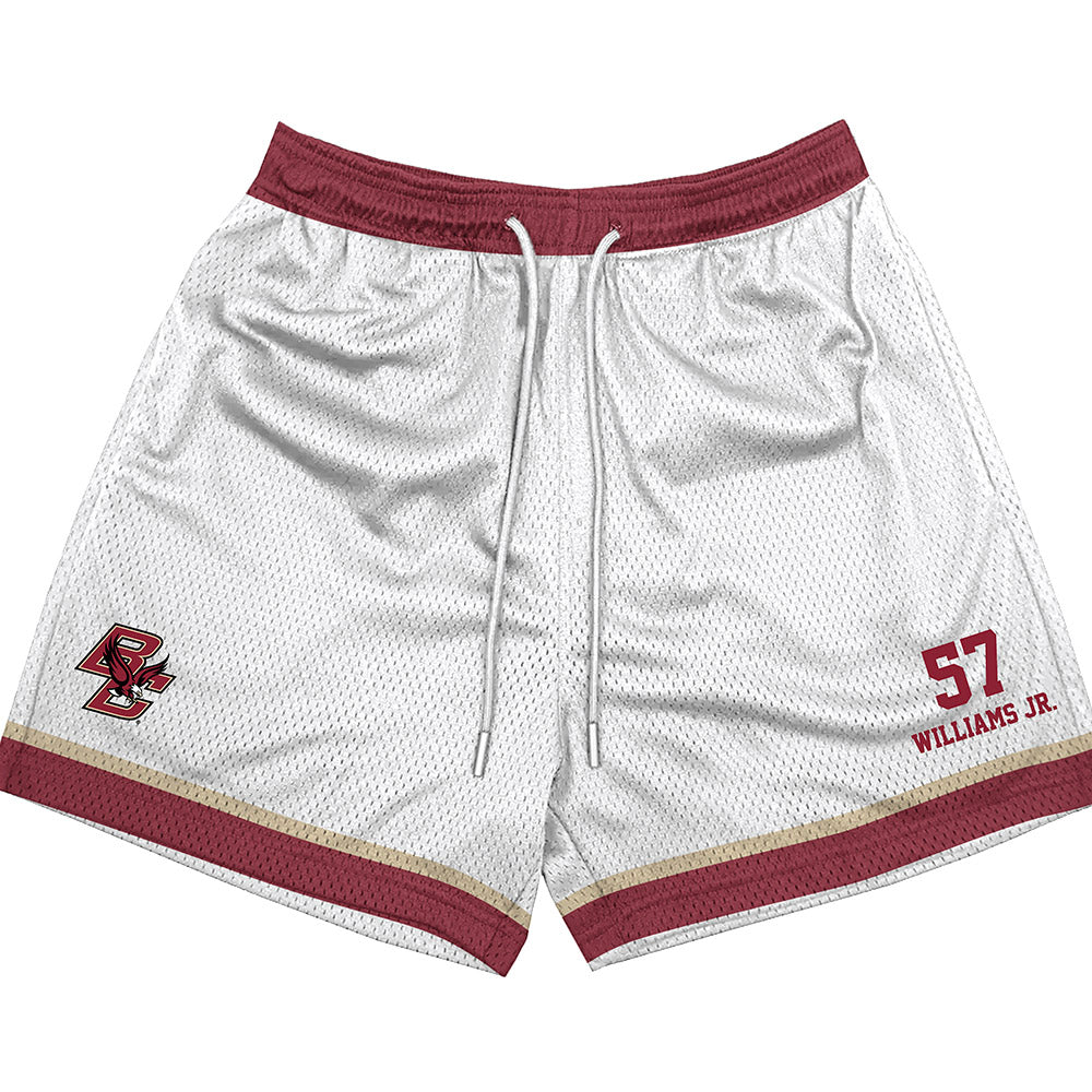 Boston College - NCAA Football : Denzil Williams Jr. - White Shorts-0