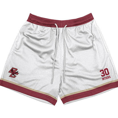 Boston College - NCAA Football : Xavier Myers - White Shorts-0