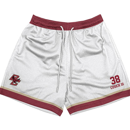 Boston College - NCAA Football : Tommy Cusick III - White Shorts-0