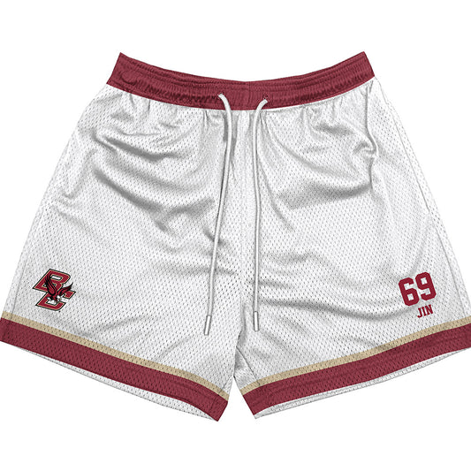 Boston College - NCAA Football : Marek Jin - White Shorts-0