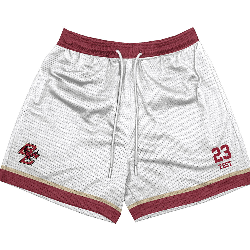 Boston College - NCAA Cheerleading : AT Test - White Shorts-0