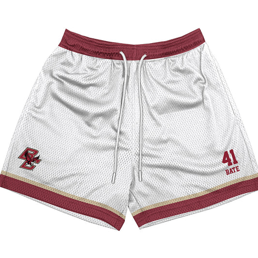 Boston College - NCAA Football : Favor Bate - White Shorts-0