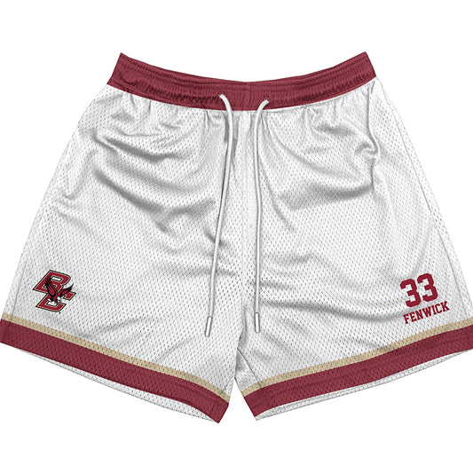 Boston College - NCAA Women's Soccer : Faith Fenwick - White Shorts-0
