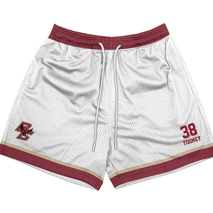 Boston College - NCAA Baseball : Jack Toomey - White Shorts-0